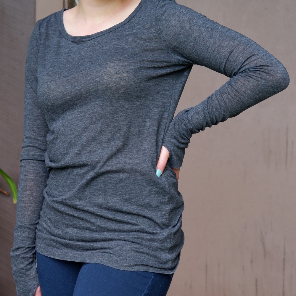 GREY LONG SLEEVE SHIRT